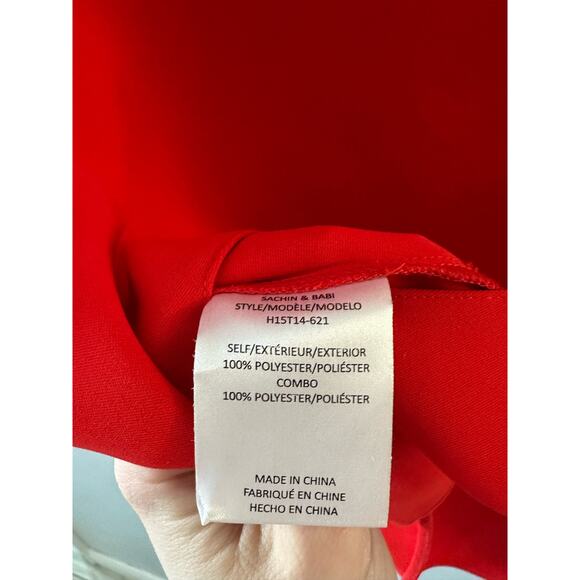 Sachin + Babi Anthropologie Women's Top Sleeveless Tank Red Scarlet Small - Picture 9 of 10